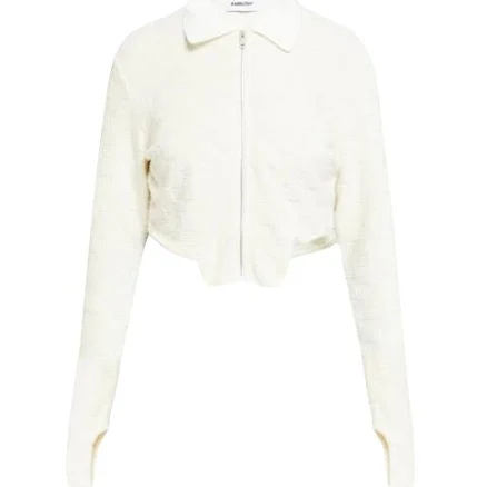Ambush Tops Ambush Women's Cream Crop Top