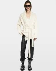 Zadig & Voltaire Women's Wool & Cashmere-Blend Belted Coat