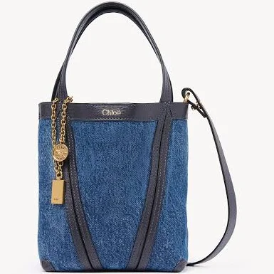 Chloé Women's Spin Denim Tote Bag