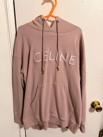 Celine Women's Loose Cotton Fleece Sweatshirt