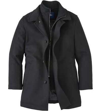 Hart Schaffner Marx Macbeth Wool Blend Car Coat with Bib