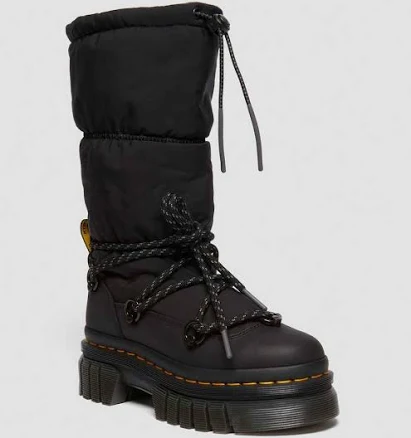 Dr. Martens Audrick Hi Women Puffer Boots in Black