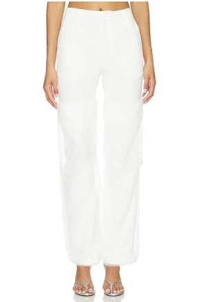 Marrknull Mesh Panel Long Pants