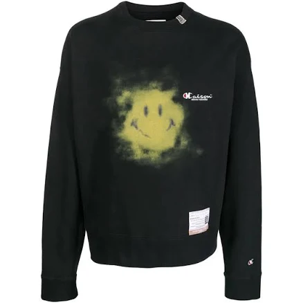 Maison Mihara YASUHIRO Men's Smiley Face Crew Sweat
