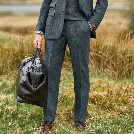 House of Bruar Men's Shetland Tweed Trousers