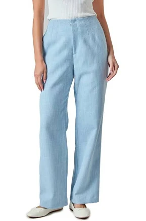 Endless Rose Women's Relaxed Fit Tweed Pants