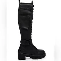 Obsidian Pocket Combat Boots: Dolls Kill: sold out NWT