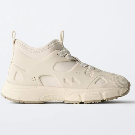 Zara Kids Sock-Style High-Top Sneakers