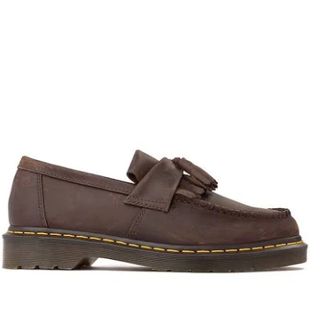 Dr. Martens Adrian Tassel Loafer - Dark Brown - Size Mens 8/Womens 9