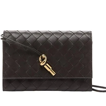 Bottega Veneta Intrecciato Leather Crossbody Bag