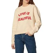 [30% extra off] Sandro Stan Contrast Embroidered Sweatshirt
