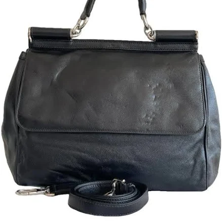 Dolce & Gabbana Women's Medium Sicily Embossed Calfskin Crossbody Bag