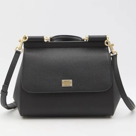 DOLCE & GABBANA Sicily Leather Handbag