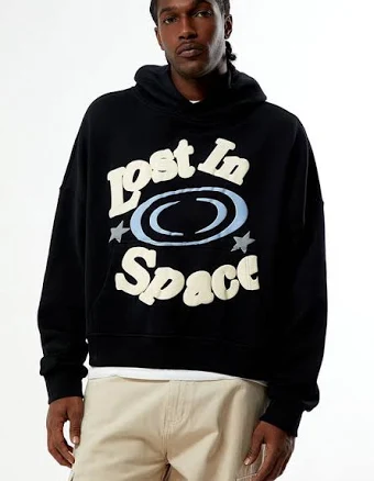 Lost In Space Cropped Hoodie