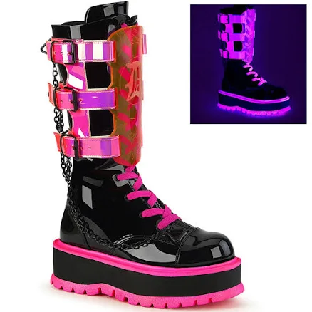 Demonia Women UV Slacker-156 Boots