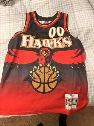 Mitchell & Ness Men's 1996-97 Atlanta Hawks Playboi Carti Swingman Jersey