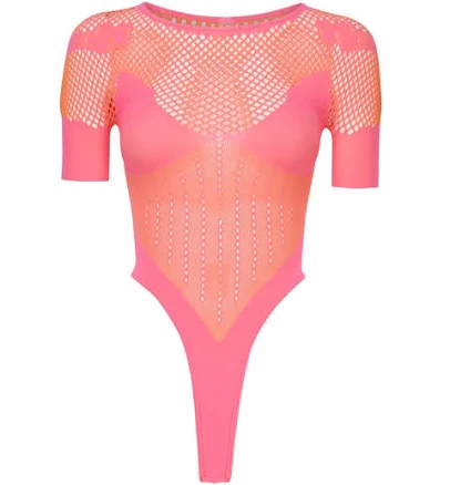 Poster Girl Mesh-Panel Bodysuit