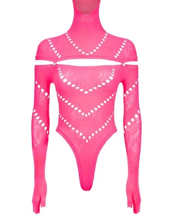 Poster Girl Body Suit In Pink
