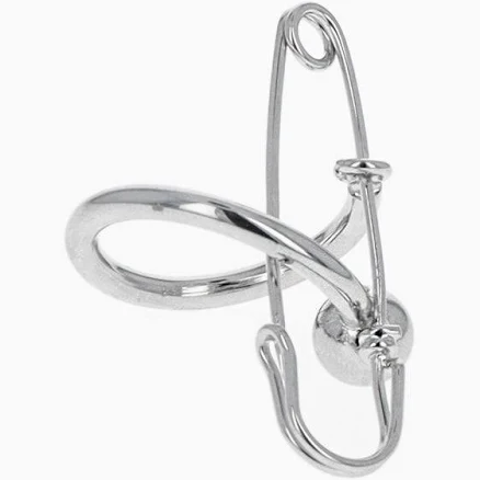 Justine Clenquet Lindsay Silver Safety Pin Ring