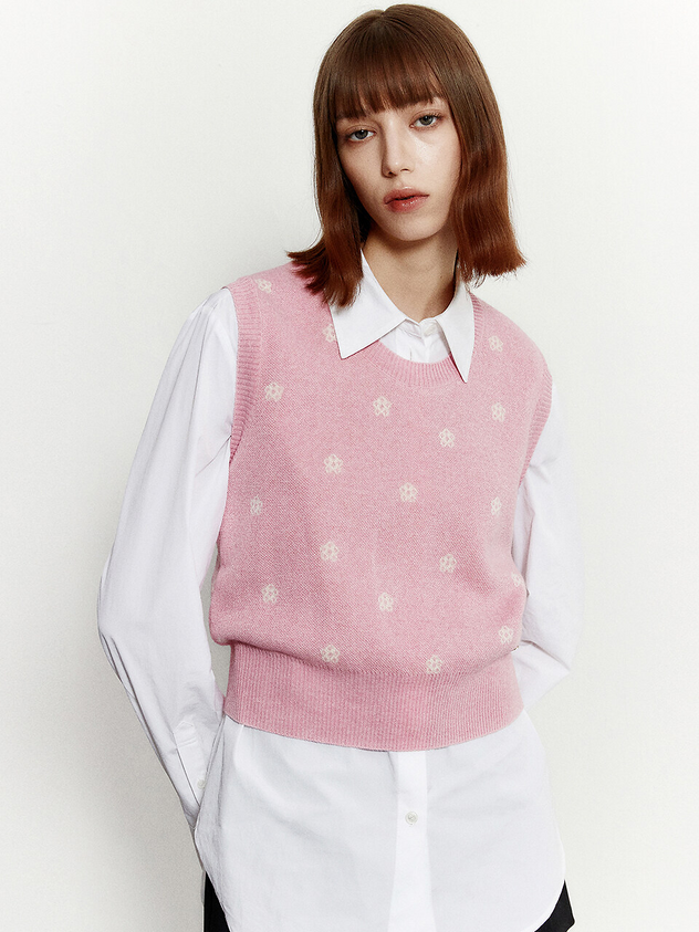 Camellia Knit Vest