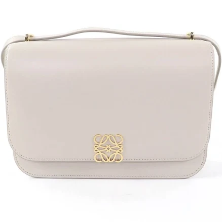 LOEWE - Goya Bag In Silk Leather Skin for Woman - Green - Silk Leather