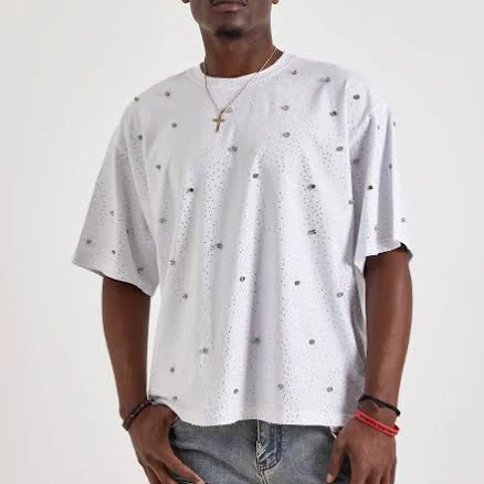 Preme Men's Diamond Rhinestone Tee