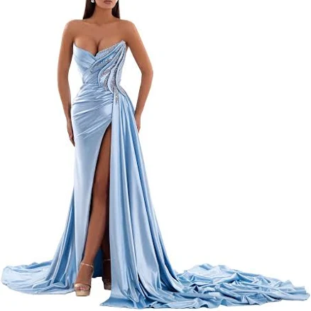 Corset Baby Blue Dress