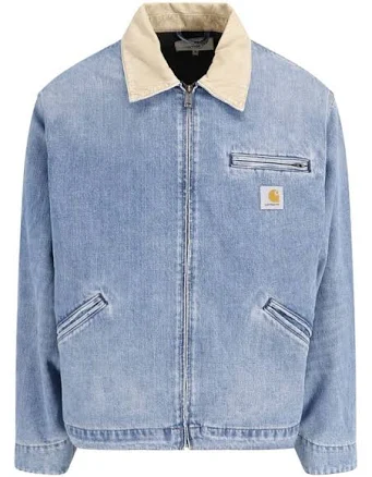 Carhartt Women's Work In Progress Contrasting-Collar Denim Jacket