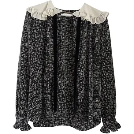 Saint Laurent Polka-dot Blouse