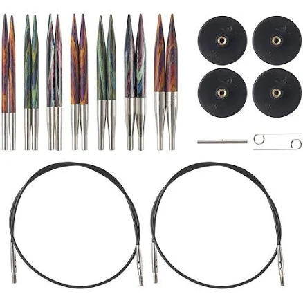 Knit Picks Mosaic Options Short Tip Interchangeable Wood Knitting Needle Set