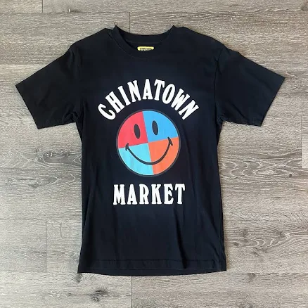 Chinatown Market - Smiley-print Crew-neck