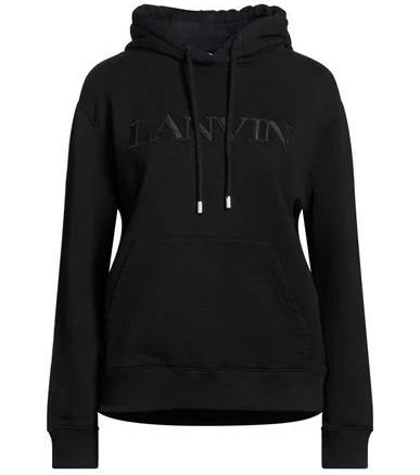 Lanvin Women's Logo-Print Drawstring Hoodie