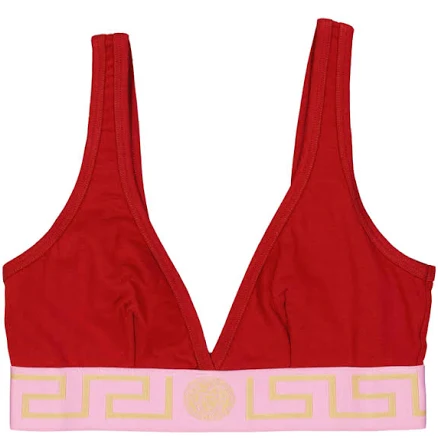 Versace GRECA BORDER Sports Bra Parade