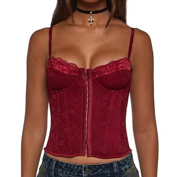Hot Chase Corset Top RED / X-LARGE