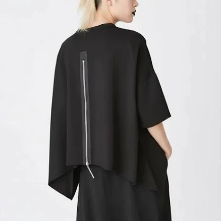 Void Industrial Exposed-Zip Boxy Tee