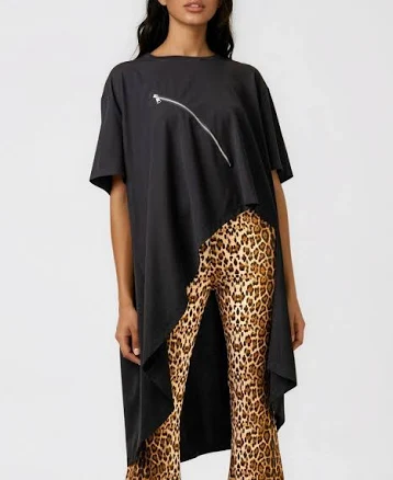 Kate Hewko Asymmetric Single Zip Tee