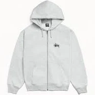 Basic Stüssy Zip Hoodie