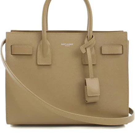 Saint Laurent Women's Sac De Jour Baby Handbag Leather Tote