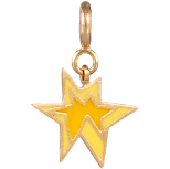 Gold "You're My Star" Charm