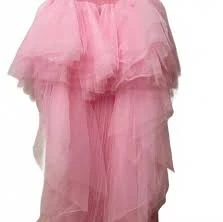 Pink Tutu High Low Tulle Nymph Princess Tiered Balletcore Skirt Sugar Thrillz