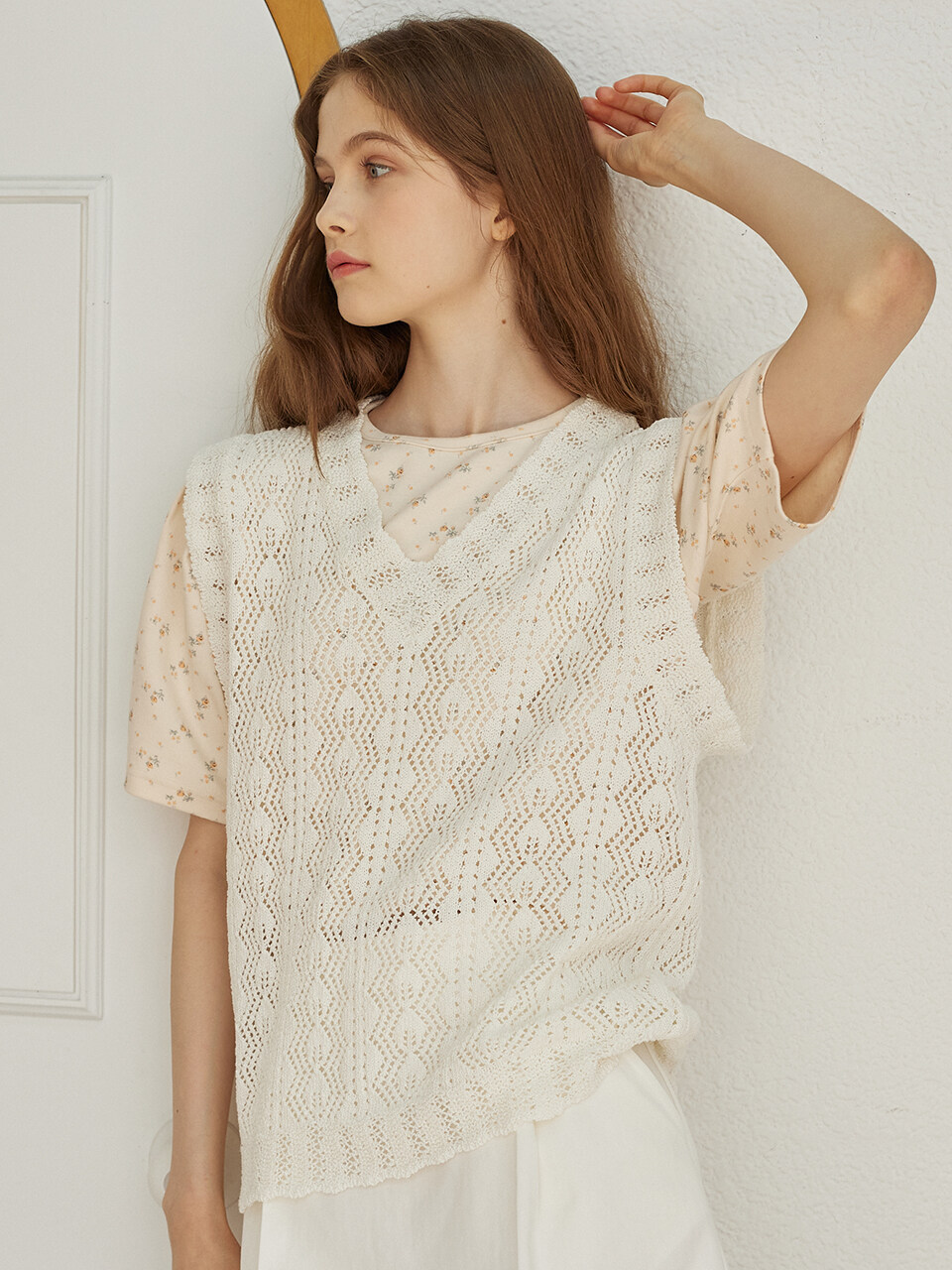 Crochet Knit Vest 3 Color