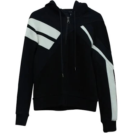 Neil Barrett Men's Geometric-Print Zip-up Hooded Jacket
