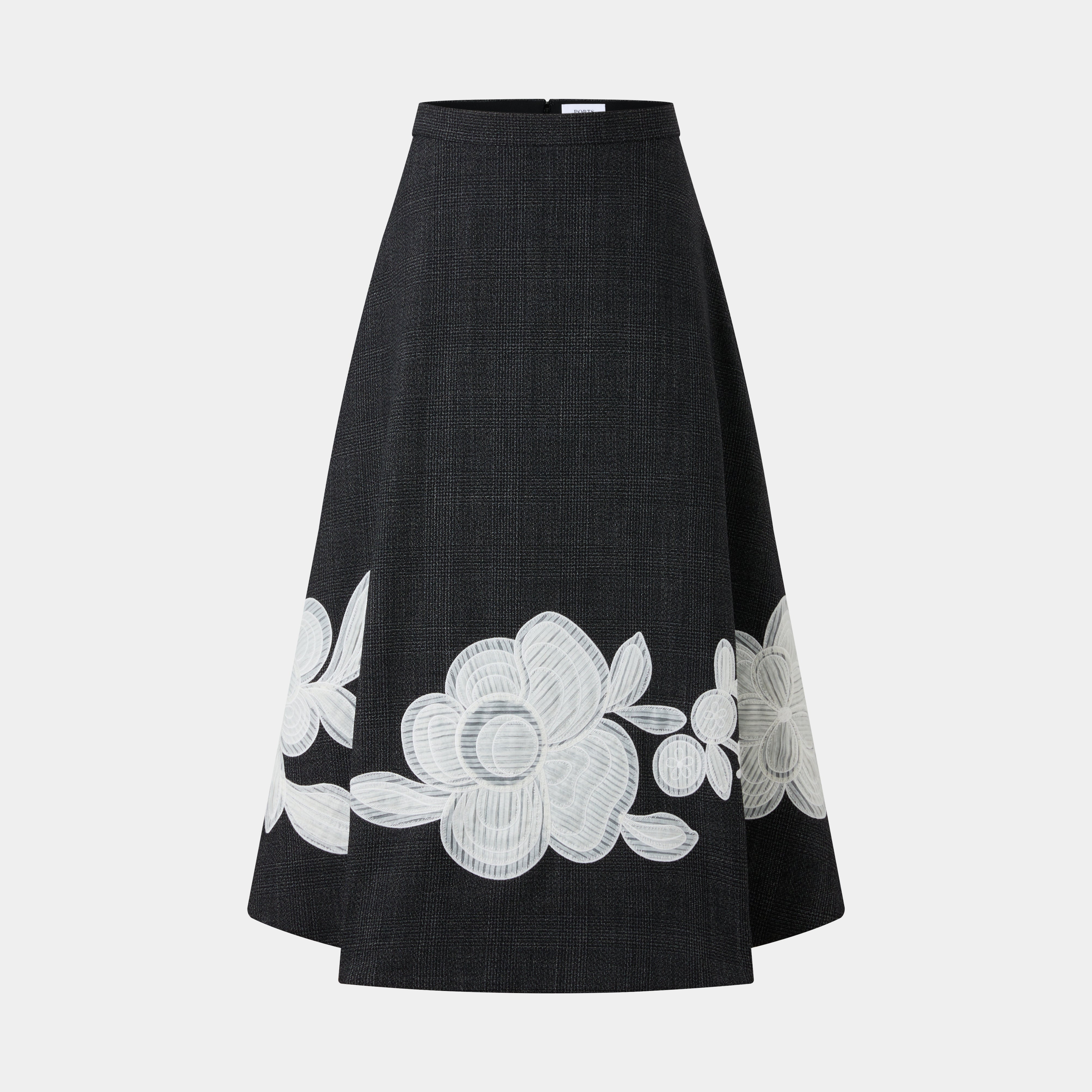 Floral Adorned Skirt