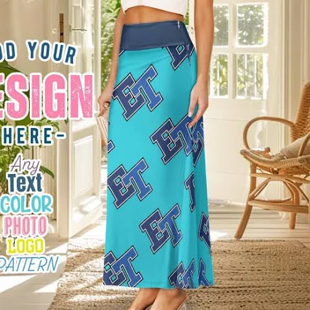 Personalizable High Waist Ankle Skirt