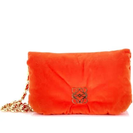 Loewe Goya Chain Puffer Mini Shoulder Bag