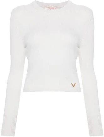 Valentino Garavani V-logo Cashmere Jumper