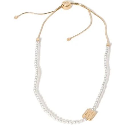 Miu Miu Pearl and Metal Choker