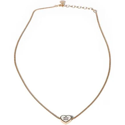 Miu Miu Metal Pendant Necklace
