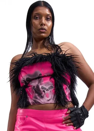 Doomsday Faux Fur Corset