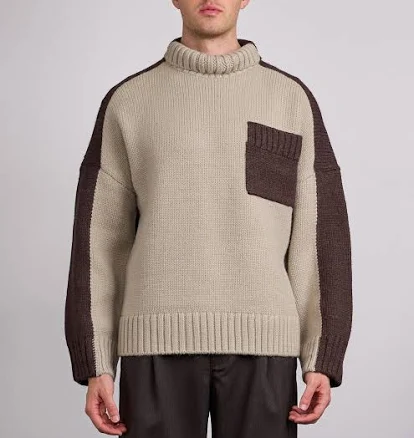 J.W. Anderson Women's Two Tone Patch Pocket Sweater